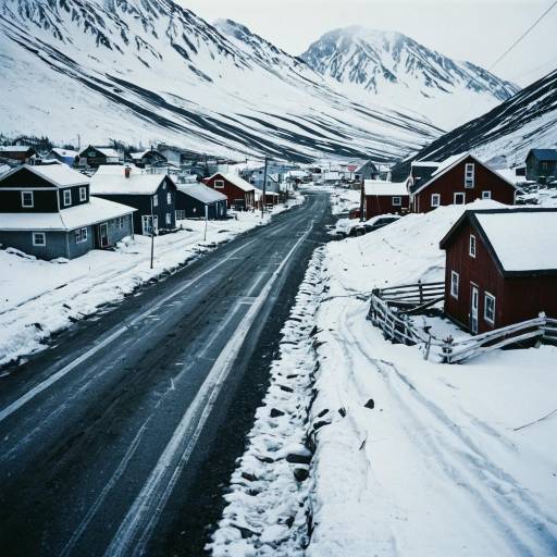 Winter Village Terrain for Game Design