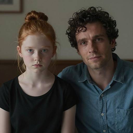 Portrait of a Girl and a Man