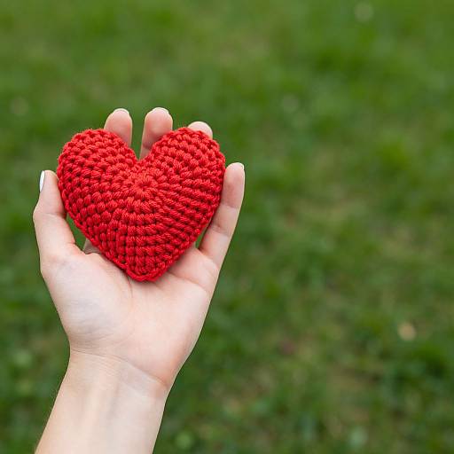 Handmade Crocheted Heart Gift