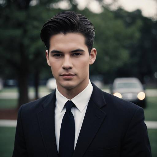 Professional Man in Classic Reporter Outfit