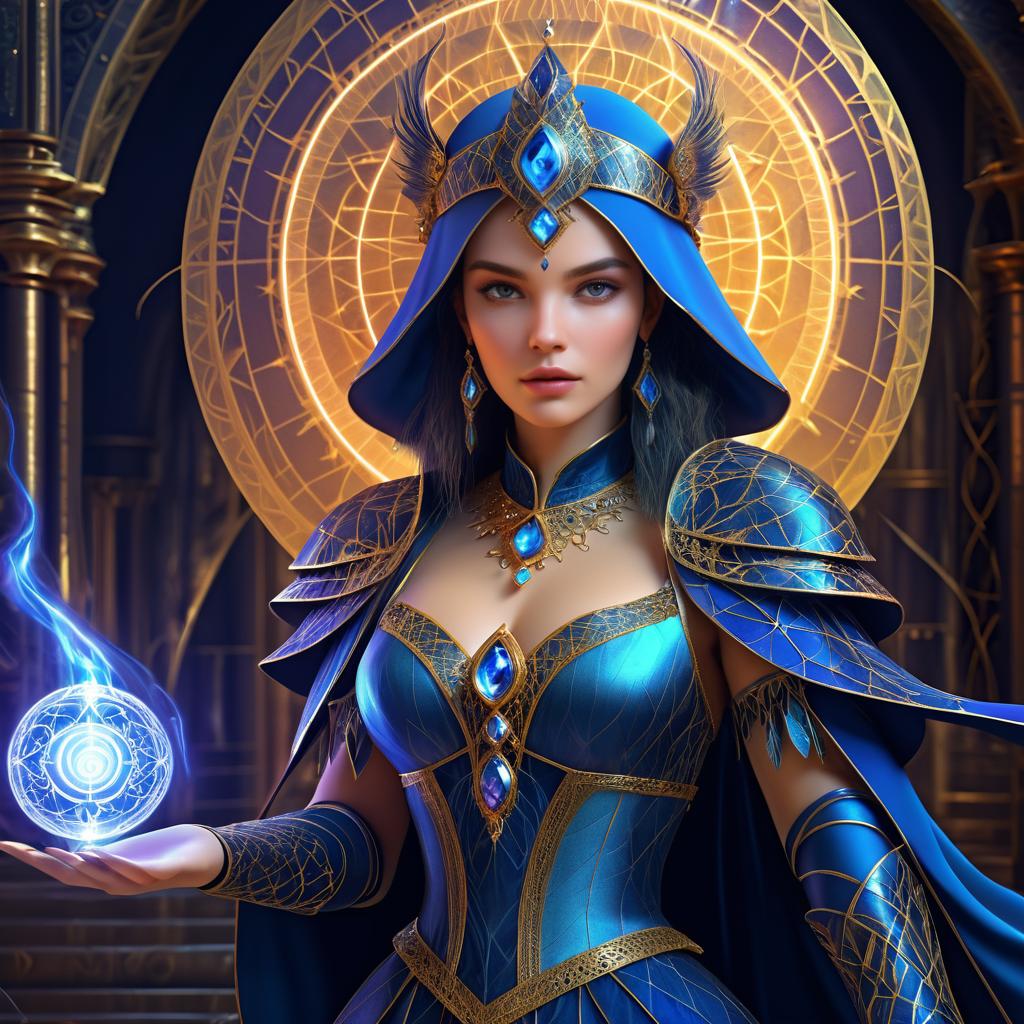 Mesmerizing Sorceress in an AI World