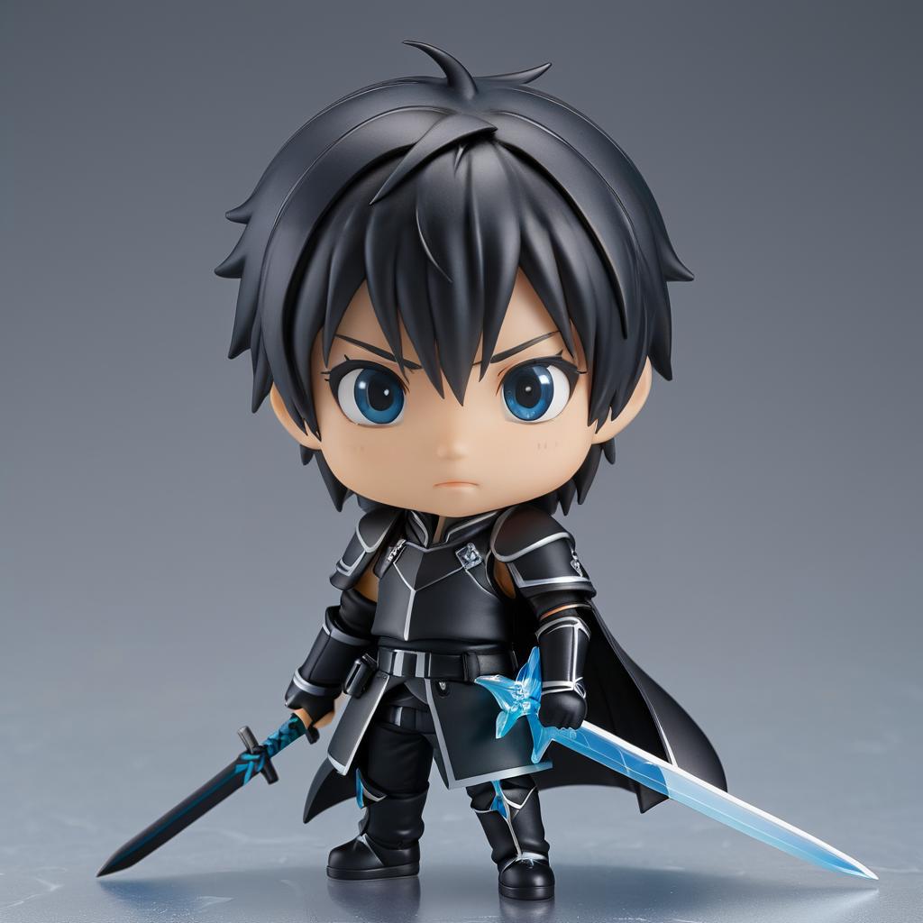 High-Resolution Nendoroid Kirito Figure