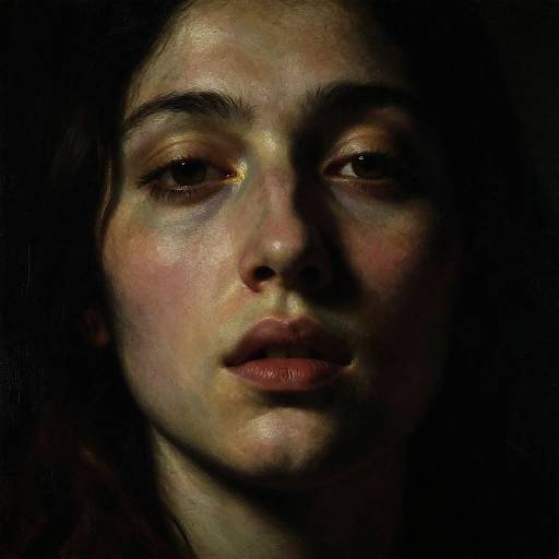 Chiaroscuro Portrait of a Woman