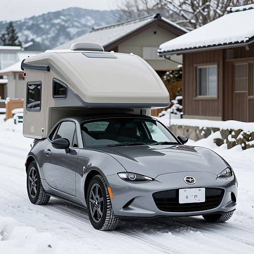 2023 Mazda Miata Camper Van Winter