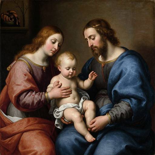 The Family With Infant St. John Baptist