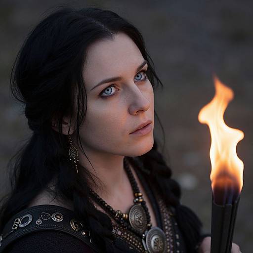 Hyperrealistic Slavic Woman Portrait