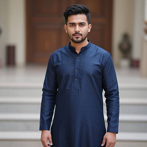 Stylish Asian Male in Kurta