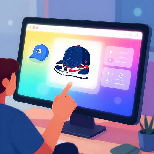 Interactive Sports Logo Maker Illustration