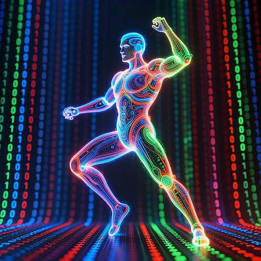 Holographic Binary Code Warrior