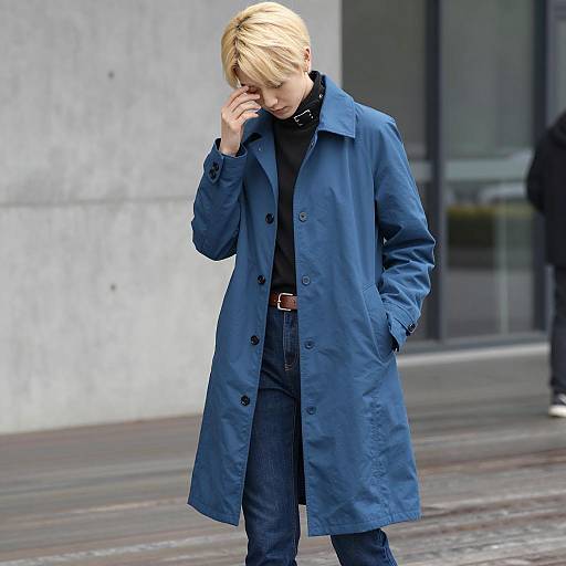 Stylish Portrait Against Urban Backdrop