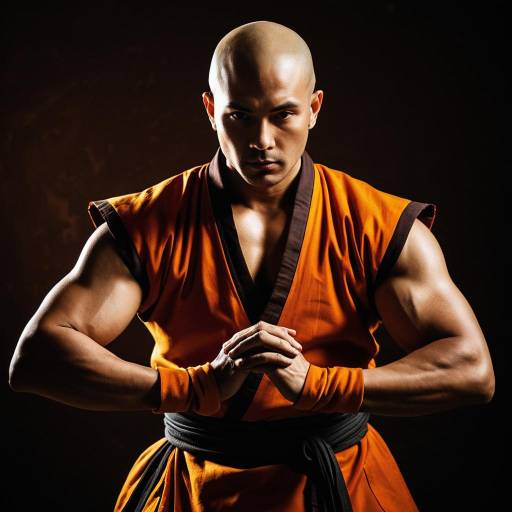 Shaolin Master in Traditional Robe