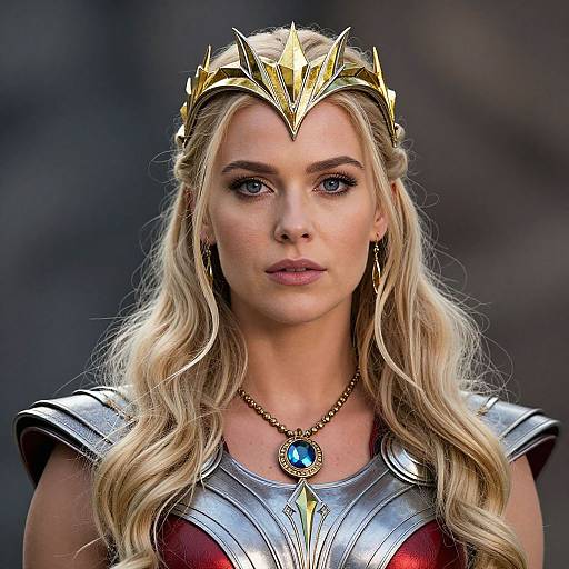 Realistic Woman in Thor Costume