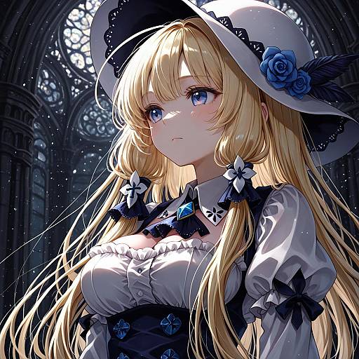 Illustration of Gunner 2 (sekaiju), sekaiju no meikyuu in the style of Jaku sono