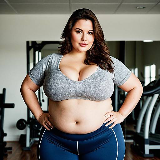 Realistic Plus Size Workout Attire