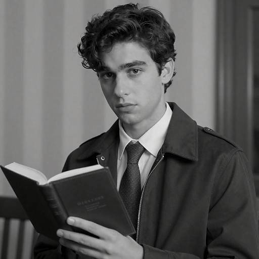 Classic Portrait of a Young Man