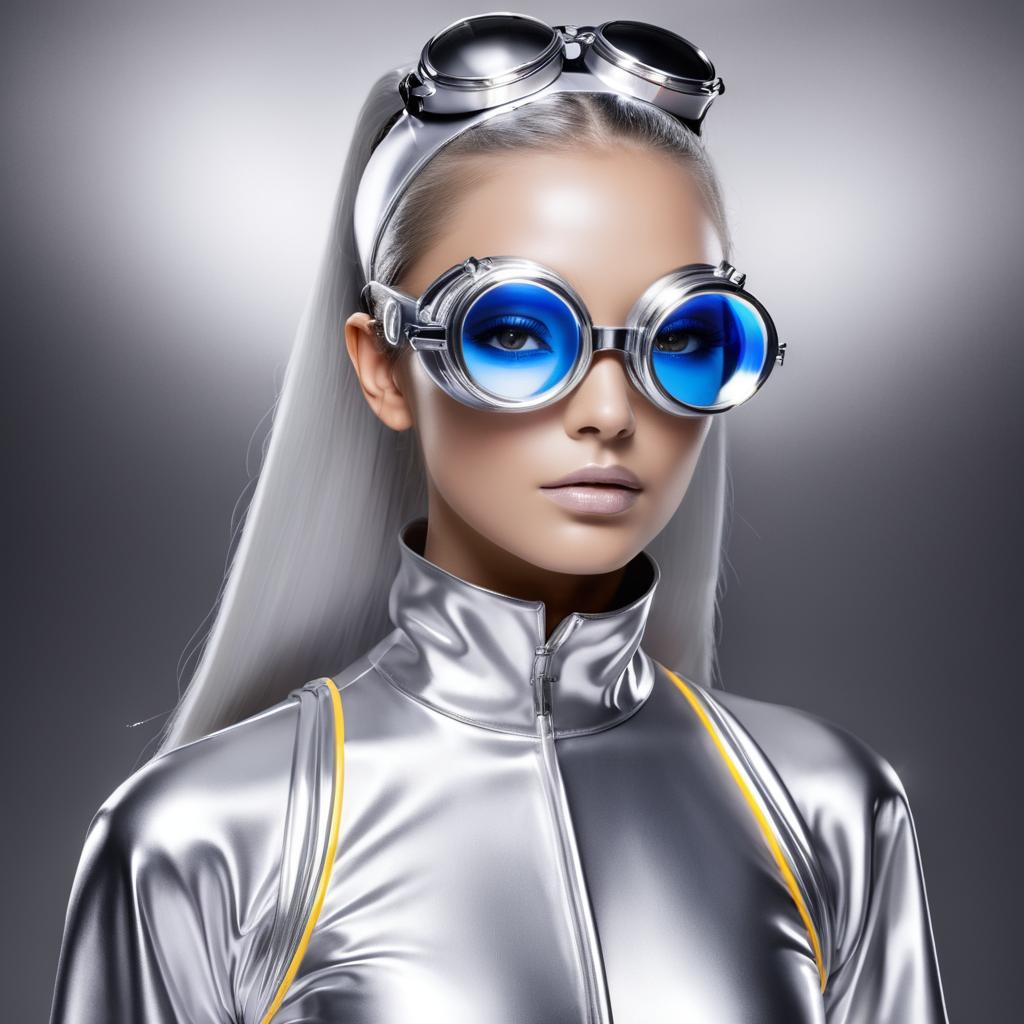 Transformative Silver Makeup Minion Look