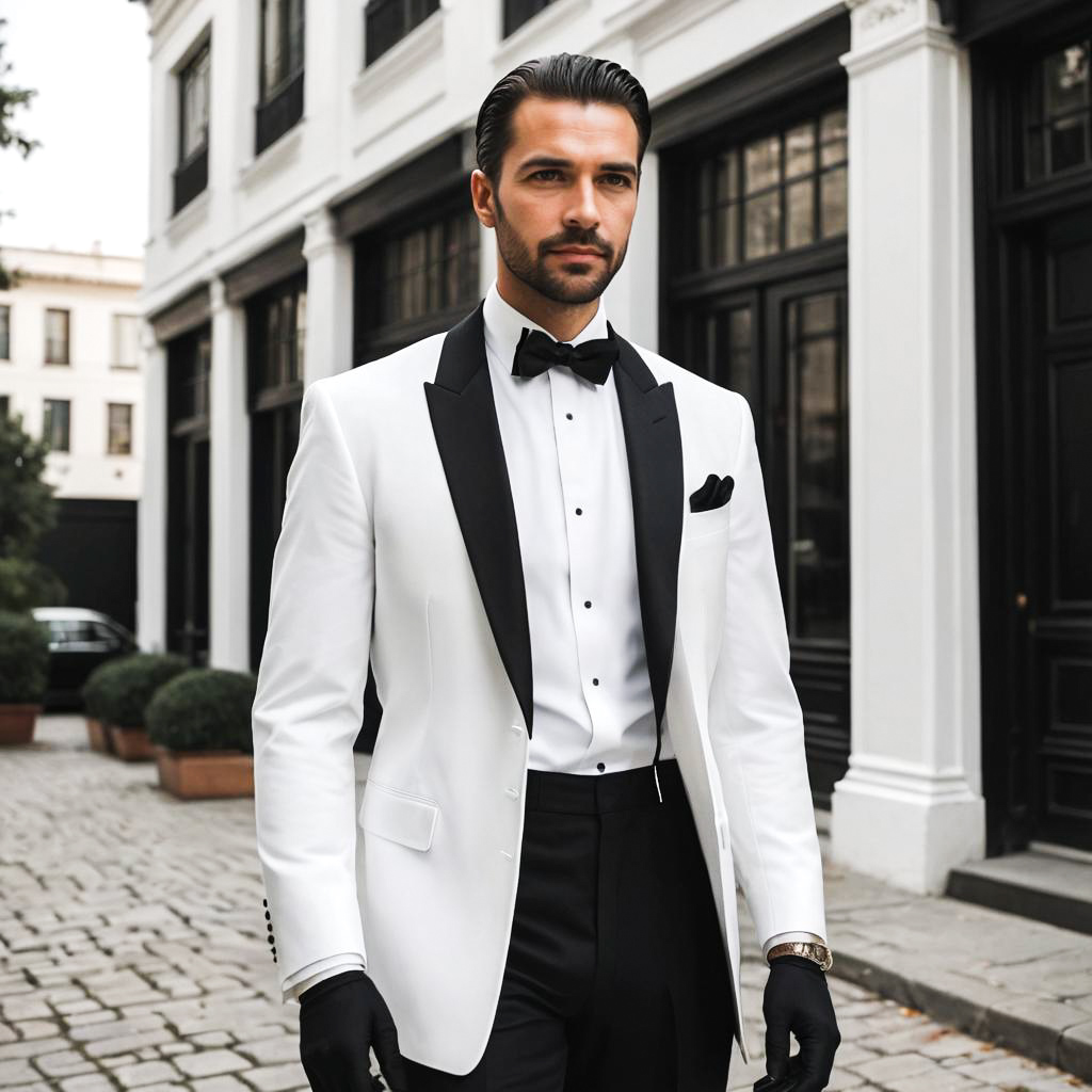 Charming Gentleman In Classic Butler Attire