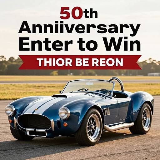 50th Anniversary Shelby Cobra Giveaway