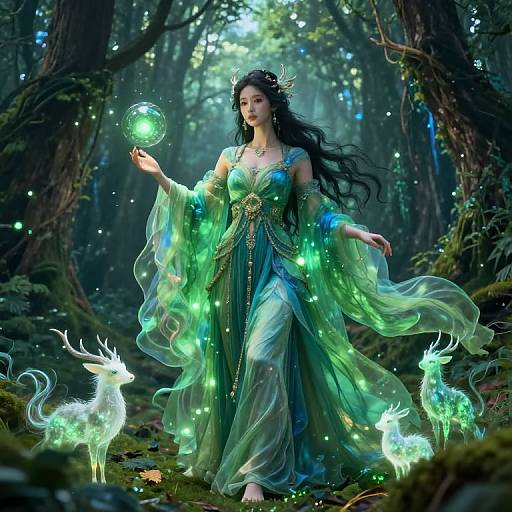 Calva as Mystical Forest Spirit