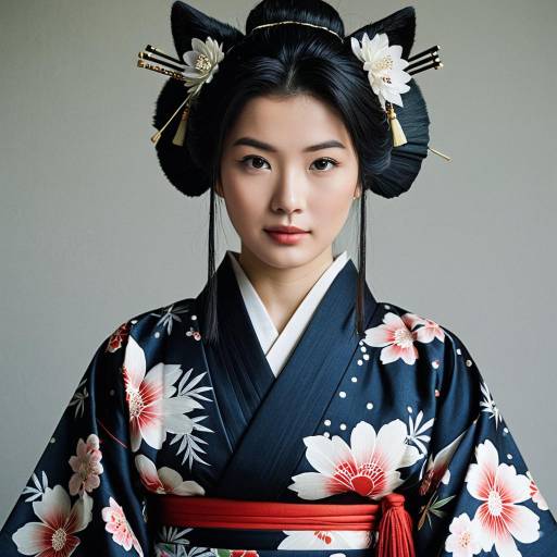 Elegant Samurai Wolf Cosplay Design