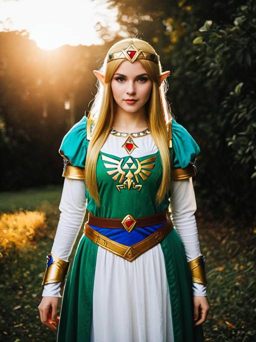 Realistic Princess Zelda Cosplay Photo