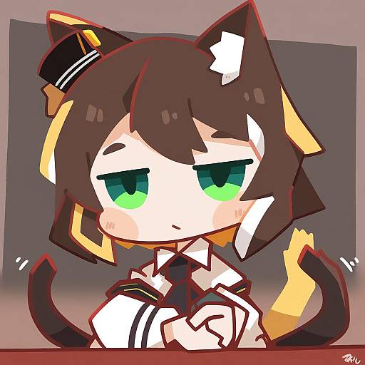 Illustration of Mousse (arknights), arknights in the style of Nuu (nu-nyu)