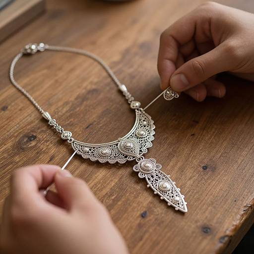 Elegant Portuguese Filigree Jewelry Crafting