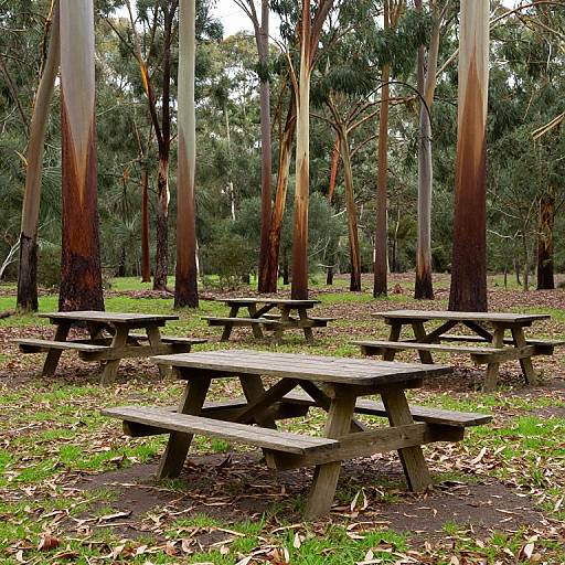 Serene Picnic Among Eucalyptus Trees