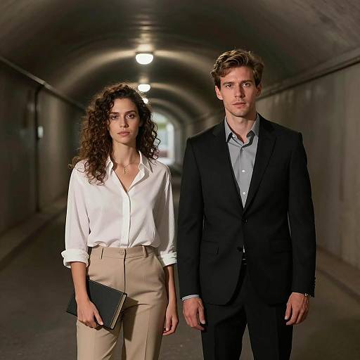 Mysterious Encounter in a Dark Tunnel