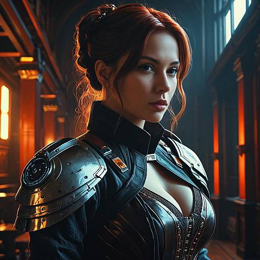 Sci-Fi Renaissance Woman Warrior