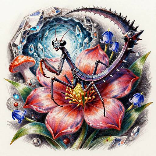 Fierce Floral-Animal Fusion Art