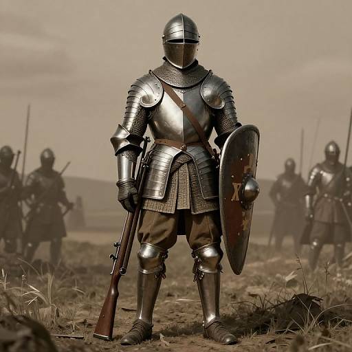 16th Century Soldier in Detailed Armor