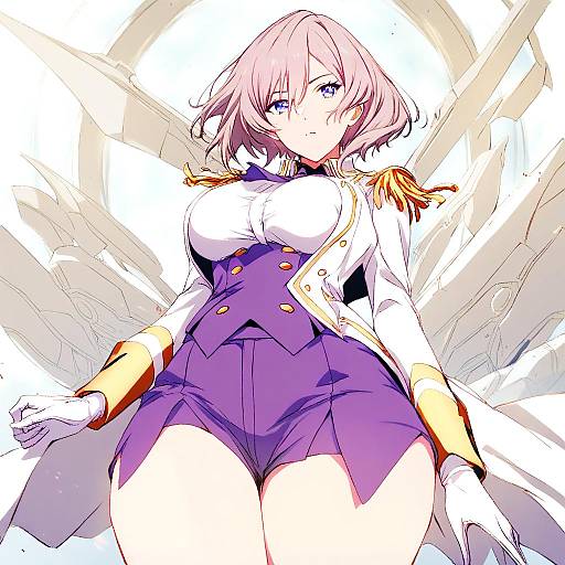 Illustration of Mujina, gridman universe in the style of Kuronuko neero