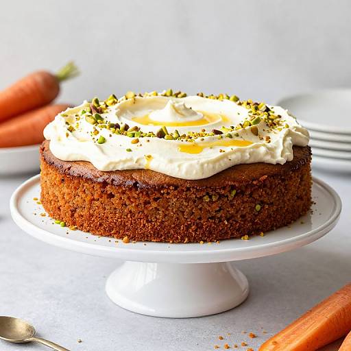 Cardamom Pistachio Carrot Cake