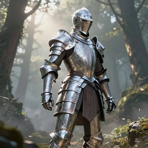 Nimble Warrior in Engraved Light Armor