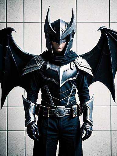 Realistic Male Dark Pit Cosplay Photo