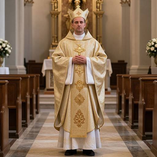 Priest in Holy Man Costume