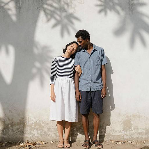 Serene Moment Between Two Friends