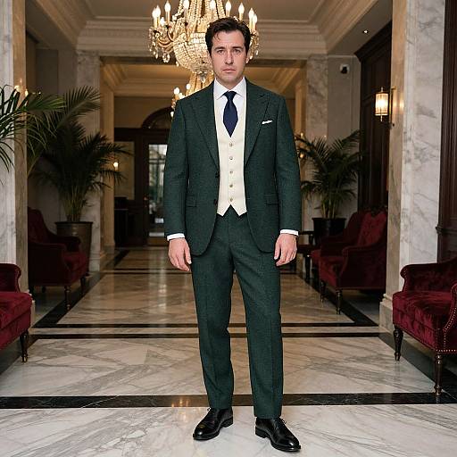 Confident Man in Classic Formal Attire