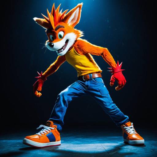 Dramatic Crash Bandicoot Cosplay Costume