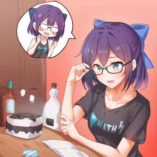 Illustration of A-chan (hololive), hololive in the style of Anti (untea9)