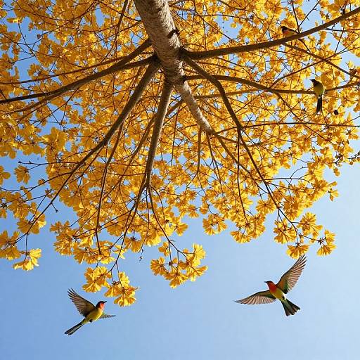 Dreamlike Roots and Golden Blooms