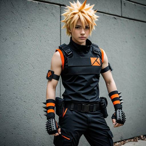 Dynamight Cosplay Outfit for Katsuki Bakugo