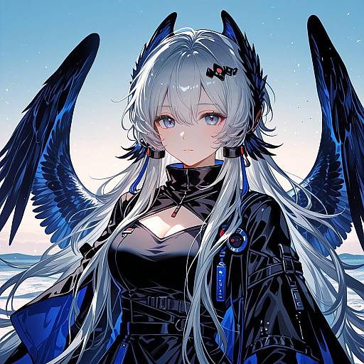 Illustration of Mulberry (arknights), arknights in the style of Rioka (southern blue sky)