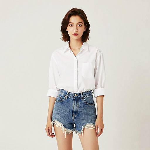 Confident Young Woman in Casual Style