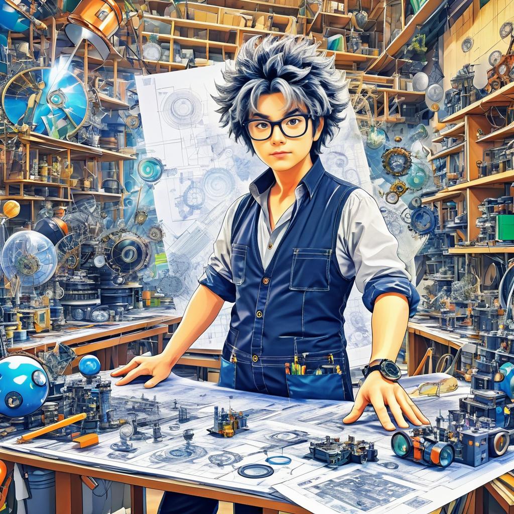 Eccentric Inventor in a Chaotic Workshop