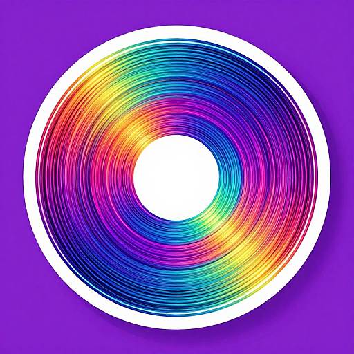 Vibrant Motion Graphics Vector Art