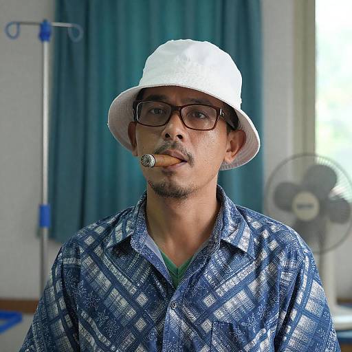 Indoor Portrait of a Stylish Man