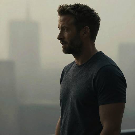 Artistic Silhouette of Ryan Reynolds