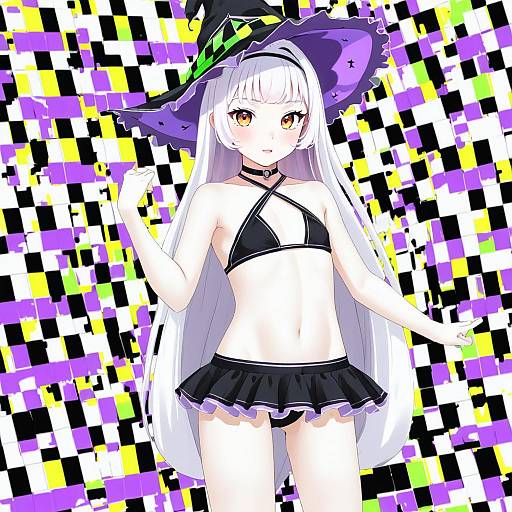 Illustration of Murasaki shion (hololive summer 2019), hololive in the style of Yuzuna99